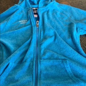 Blue athletic jacket